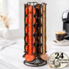 Suport 24 capsule cafea Dolce Gusto, otel, vertical, bronz, 32x11 cm, Callena
