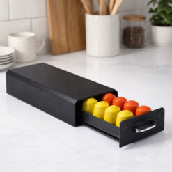 Suport 16 capsule cafea Nespresso, Lavazza, Tchibo Cafissimo, 32x12x6 cm, Callena Suport 16 capsule cafea Nespresso, Lavazza, Tchibo Cafissimo, 32x12x6 cm, Callena