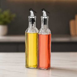 Set doua recipiente de ulei, otet, 500 ml